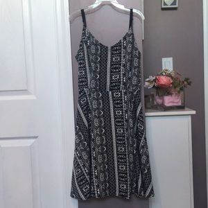 Aztec print dress